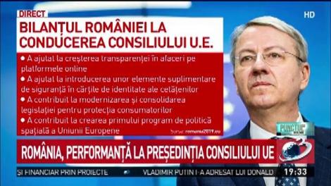 România, performanță la președinția consiliului UE