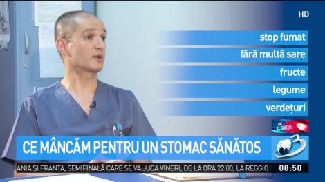 Sfat de sănătate. Prevenţia cancerului gastric