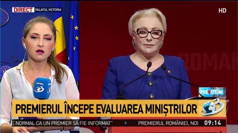 Viorica Dăncilă începe evaluarea miniștrilor