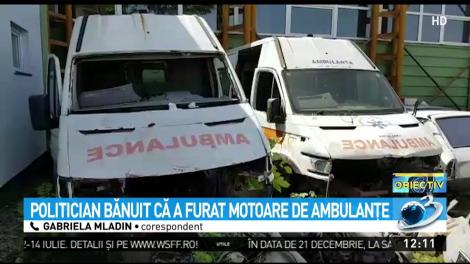 Un om politic din Gorj, acuzat că a furat motoare de ambulanță! Primarul din localitate a anunțat Poliția 