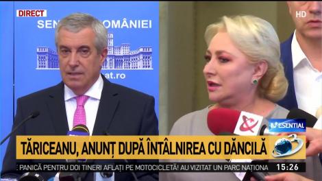 Călin Popescu Tăriceanu, anunț după întâlnirea crucială cu Viorica Dăncilă: „Pentru BNR, la nivel de coaliție îl vom susținem pe Mugur Isărescu”