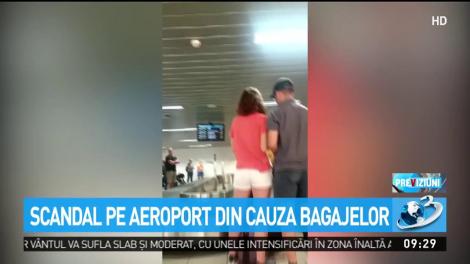 Scandal pe aeroportul Otopeni din cauza bagajelor