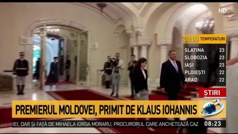 Premierul Republicii Moldova, Maia Sandu, se întâlneşte în această dimineaţă cu președintele Klaus Iohannis