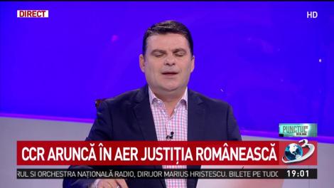 Radu Tudor, reacție la decizia CCR: &bdquo;Cine vă spune că de astăzi sunt eliberați infractorii, vă minte&rdquo;