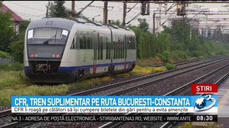 CFR anunță suplimentarea trenurilor către litoral!