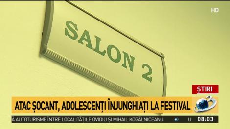Copii &icirc;njunghiaţi la un festival de muzică populară din Brașov
