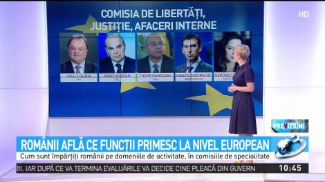 Românii află ce funcţii primesc la nivel european