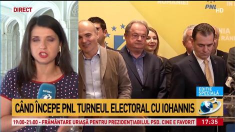 Când începe PNL turneul electoral cu Klaus Iohannis