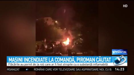 Un piroman a incendiat mai multe mașini &icirc;n Botoșani