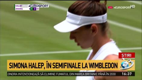 Simona Halep, în semifinale la Wimbledon