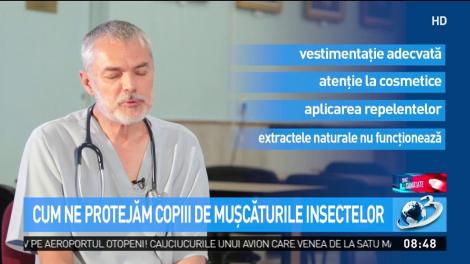 Sfat de sănătate. Cum ne protejăm copiii de muşcăturile insectelor