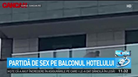 Scene incredibile au fost surprinse pe balconul unui hotel de fiţe din Mamaia