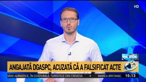 Angajată DGASPC, acuzată că a falsificat acte