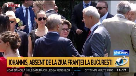 Iohannis, absent de la Ziua Franţei la Bucureşti