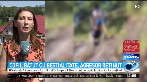 Adolescentul din Cugir care a bătut un copil, reținut de polițiști