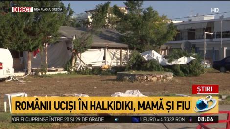 Transmisiune în direct din Hakidiki, chiar din locul unde au murit cei doi români