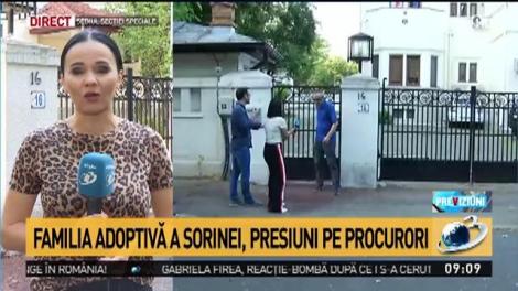 Familia adoptivă a Sorinei, presiuni pe procurori