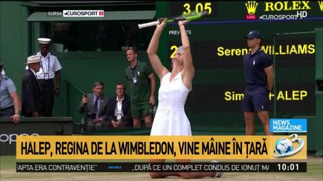 Simona Halep participă la cina campionilor. Trei partide și-au întrerupt ședințele pentru a vedea meciu câștigătoarei de la Wimbledon
