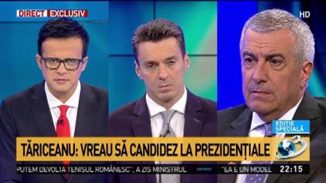 Tăriceanu: Vreau să candidez la prezidențiale