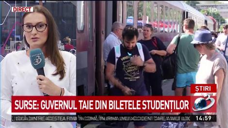 Gratuit și nu prea! Guvernul taie din biletele de tren ale studenților