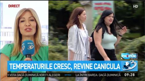 VREMEA. Canicula se &icirc;ntoarce. &Icirc;n ce zone sunt așteptate temperaturi de foc