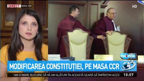 Modificarea Constituției, pe masa CCR