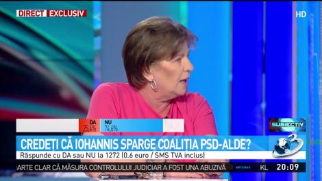 Renate Weber, despre coaliţia PSD-ALDE