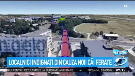 Localnici indignaţi din cauza noii cale ferate
