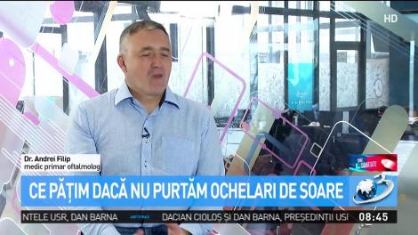 Sfat de sănătate. Ce păţim dacă nu purtăm ochelari de soare