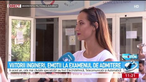 Viitorii ingineri, emoţii la examenul de admitere