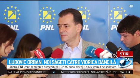 Ludovic Orban, noi săgeți către Viorica Dăncilă