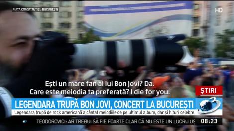 Legendara trupă Bon Jovi, concert la Bucureşti