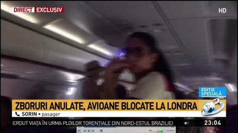 Haos pe aeroporturile din Londra! Avioane blocate din cauza unui front atmosferic!