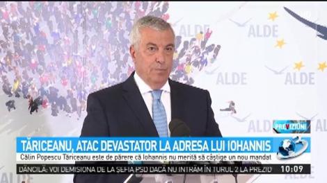 Tăriceanu, atac devastator la adresa lui Klaus Iohannis