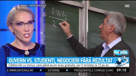Guvern vs. studenţi, negocieri fără rezultat