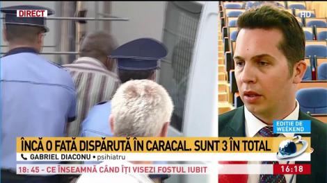 Psihiatrul Gabriel Diaconu, despre tragedia din Caracal: „Probele se acumulează și fiecare e din ce în ce mai îngrijorătoare”