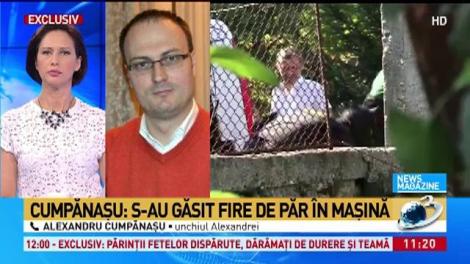 Alexandru Cumpănașu, unchiul Alexandrei, fata dispărută în Caracal: „S-au găsit probe ADN în mașina suspectului”