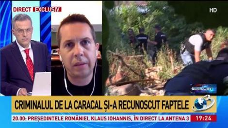 Psihiatrul Gabriel Diaconu: Criminalul din Caracal a dat explicații coerente în fața anchetatorilor