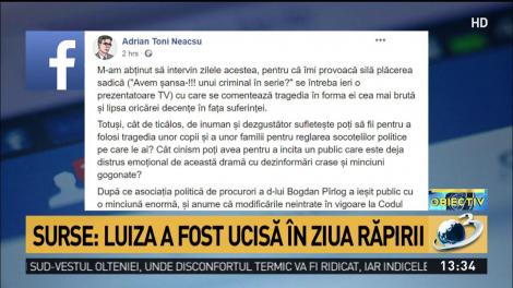 Avocatul Toni Neacșu, despre tragedia din Caracal: Legea Poliției a fost blocată la CCR