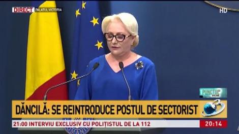 Viorica Dăncilă: &bdquo;Nu putem da timpul &icirc;napoi, dar putem privi &icirc;nainte. Declar război &icirc;mpotriva criminalității&rdquo;