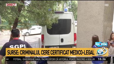 Primele imagini cu monstrul din Caracal la INML. Gheorghe Dincă, huiduit de oameni