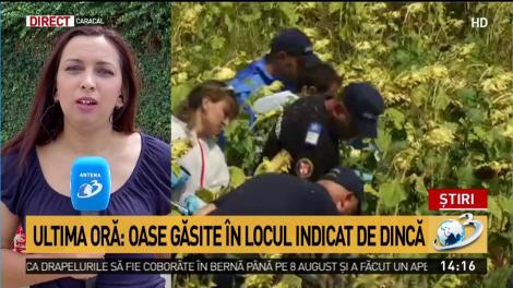 Criminaliştii au găsit noi rămăşiţe într-o pădure din Caracal