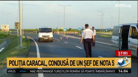 Poliția din Caracal, condusă de un șef de nota 5