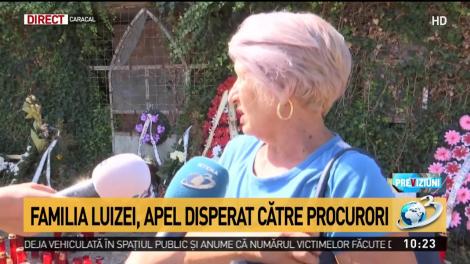 Mătuşa Luizei: Cu privire la acel filmuleț din mall, ne-am uitat la imagini. Nu este Luiza!