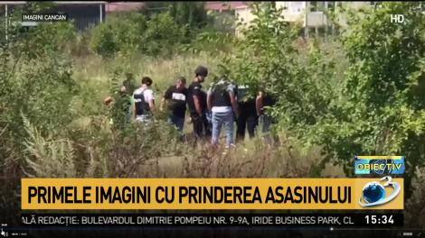 Video. Primele imagini de la momentul prinderii atacatorului care și-a executat în plină stradă rivalul în dragoste