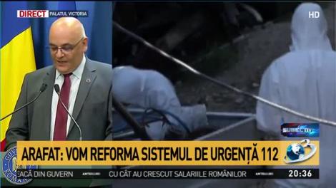 Declarații de ultimă oră! Raed Arafat, concluzii după tragedia de la Caracal: „Vom reforma sistemul de urgență 112”