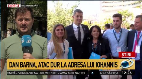 Dan Barna, atac dur la adresa lui Klaus Iohannis