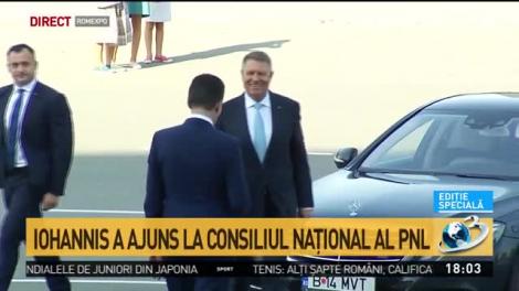 Klaus Iohannis, lansare pentru prezidențiale la Consiliul Național al PNL