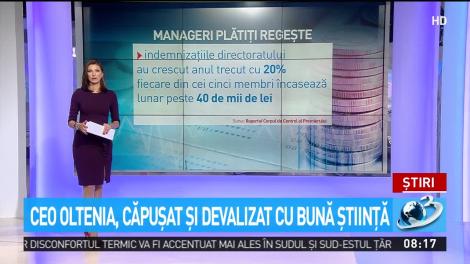 CEO Oltenia, căpușat și devalizat cu bună știință