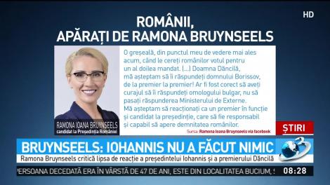 Ramona Bruynseels, scrisoare către premierul Bulgariei: Românii nu merită să fie jigniţi